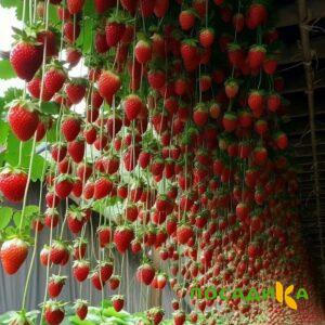Клубника ампельная Анастасия купить по цене от 370р. в интернет-магазине «Посадика» с доставкой почтой в в Алейске и по всей России – [изображение №1].